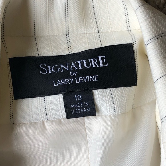 Larry Levine stripe blazer - Picture 5 of 10